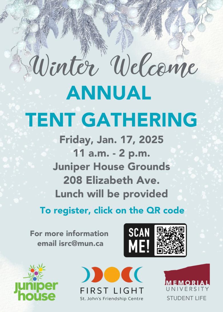 Tent gathering poster